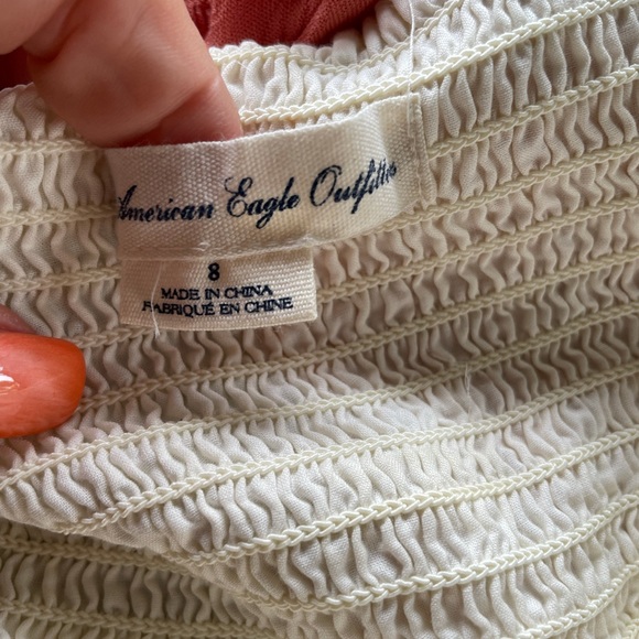American Eagle Outfitters Simple Cream Cotton Maxi - Picture 4 of 4